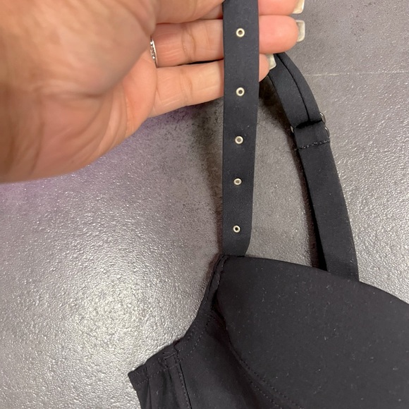 Black Bikini Top Bra Cup Sized - Picture 2 of 4